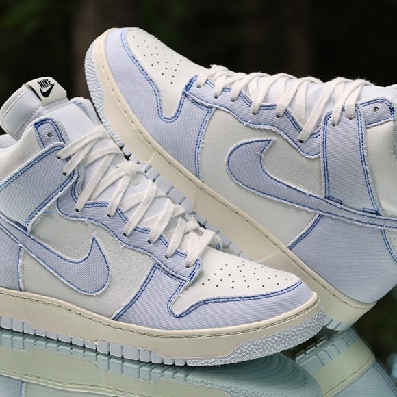 Nike Dunk High 1985 Blue Denim Men’s Size 10.5 - Picture 10 of 15